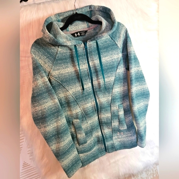 Under Armour Women's Boho Gradient Striped Zip-Up Hoodie - Picture 2 of 8